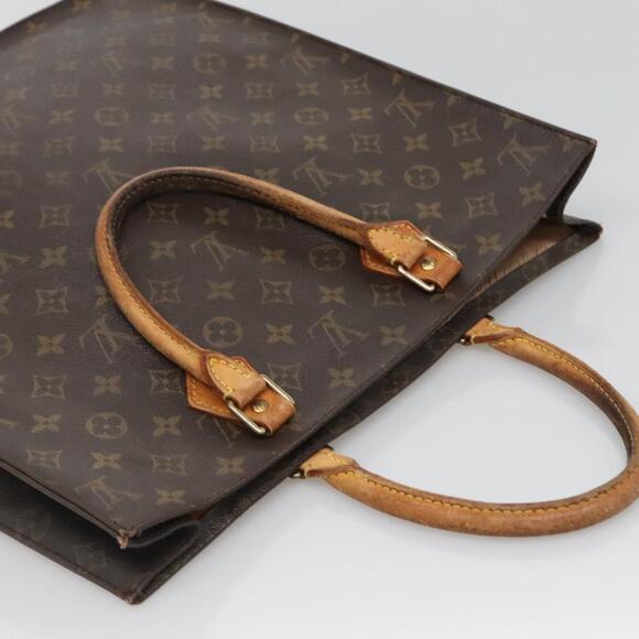 LOUIS VUITTON Monogram Sac Plat Hand Bag M51140 - Picture 6 of 12